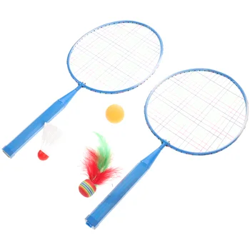 1 комплект, набор детских теннисных ракеток, набор для игры в ракетки, развивающие спортивные игрушки для пляжа, лужайки или заднего двора ()