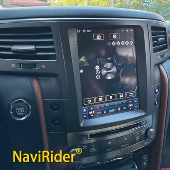 128 ГБ Автомобильный Мультимедийный Видеоплеер GPS Для Lexus LX570 LX 570 2007-2015 Радио Tesla Экран Навигации Стерео Беспроводной CarPlay