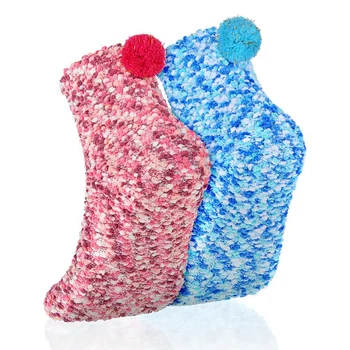 2 пары носков-кексов, подарочные носки своими руками, женские зимние пушистые носки на Рождество, День Святого Валентина