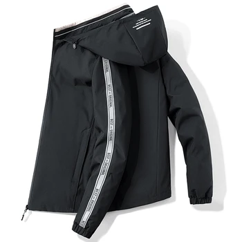 2023 Весенне-осенний спортивный костюм для занятий спортом на открытом воздухе, модная куртка в повседневном стиле с карманом, мужская тонкая куртка Wemon с капюшоном на открытом воздухе 8217