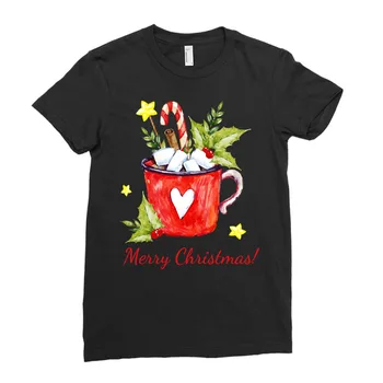 2023 Винтажный Рождественский подарок, художественное украшение, Рождественское украшение, женская облегающая футболка, Рождественское украшение, футболка