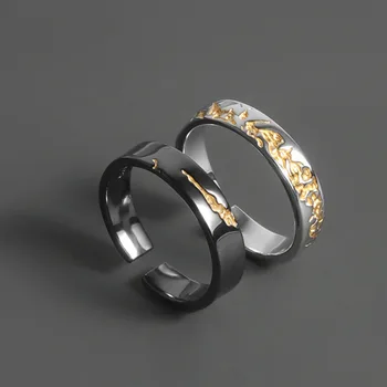 2023 Новый тренд, мужские кольца из доры, высококачественные Золотые Зыбучие пески, Свадебные украшения для помолвки, Подарок на Юбилей, День рождения, мужские кольца