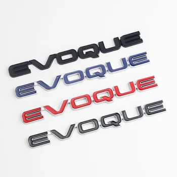 3D Логотип EVOQUE Значок Металлические Буквы Эмблемы автомобиля для Land Rover Range Rover EVOQUE Наклейка 2015 2016 2012 2013 2014 Аксессуары