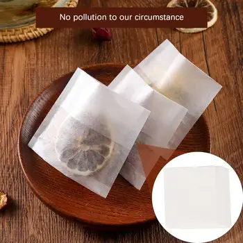 500шт нетканых пустых пакетиков из-под чая, фильтровальная бумага для термоуплотнения, Рассыпной пакетик для чая