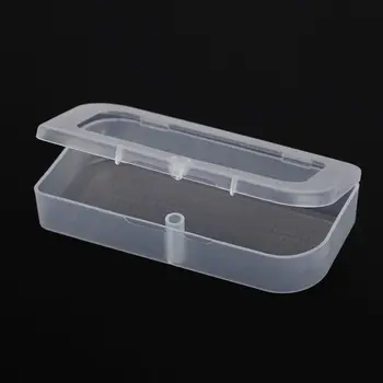 8 Размеров Маленькая Квадратная Прозрачная пластиковая коробка для хранения ювелирных изделий, пилюль из бисера для рукоделия, для организации домашнего хранения