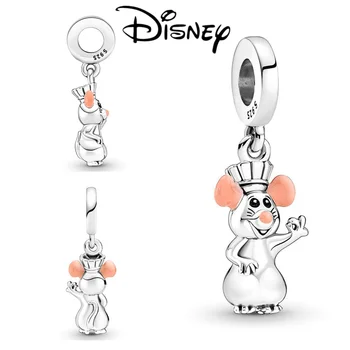 DisneyPixar Remy Подвесной шарм-держатель подходит для оригинального бренда DIY Charm для женщин, подарок для изготовления ювелирных изделий