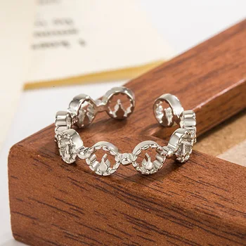 KOFSAC, новое кольцо Mountain Sun для женщин, креативные ювелирные изделия из стерлингового серебра 925 Пробы, модные простые геометрические кольца