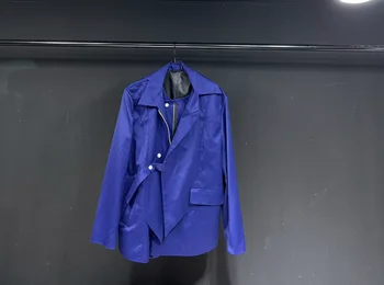 P08502 Модные мужские пальто и куртки 2023 года, роскошный известный бренд, европейский дизайн, мужская одежда для вечеринок, стильная одежда