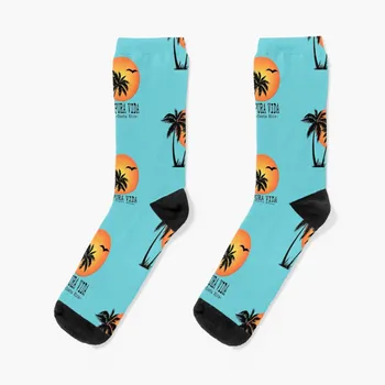 PURA VIDA Коста-Рика Солнце Пальмы Носки на закате Носки для мужчин комплект Женских носков высокие походные ботинки Женские носки