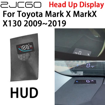 ZJCGO Автомобильный HUD Головной дисплей Спидометр Проектор Сигнализация Электронные Аксессуары для Toyota Mark X MarkX X130 2009 ~ 2019