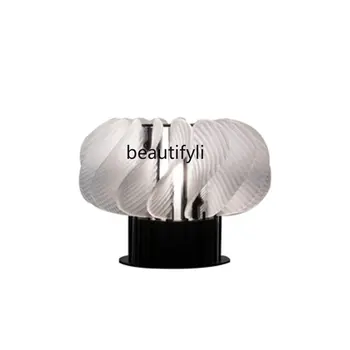 Американская Настольная лампа из смолы Дизайнерский Креативный Выставочный Зал Гостиная Прикроватная Тумбочка для спальни Художественная Настольная лампа