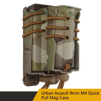Быстросъемный чехол Urban Assault 9 ММ + M4 Подходит для переноски одного магазина AR-15 (5,56 / 223) И одного магазина HK или PMAG