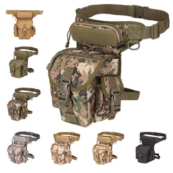 Военная тактическая сумка для ног, поясная сумка для инструментов, охотничья сумка, поясная сумка для езды на мотоцикле, мужские военные поясные сумки Molle