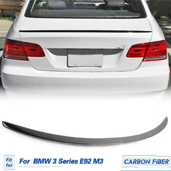 Выступ крыла заднего спойлера багажника автомобиля из углеродного волокна для BMW 3 серии E92 M3 M Sport Standard 2008-2011 Задний спойлер крыла крышки багажника