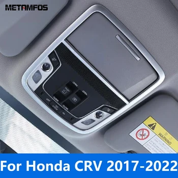 Для Honda CR-V CRV 2017-2020 2021 2022 Матовая Крыша Автомобиля Лампа Для Чтения Крышка Лампы Отделка Декоративная Рамка Аксессуары Для Укладки автомобилей