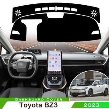 Для Toyota BZ3 2023 Автомобильный коврик для приборной панели Коврик для приборной панели Ковры Анти-УФ Противоскользящий чехол Защитный Солнцезащитный Козырек Аксессуары
