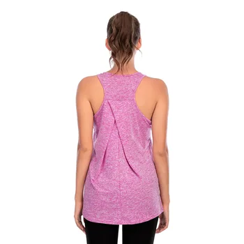 Женская спортивная рубашка для фитнеса без рукавов, топ для йоги, спортивная рубашка для бега, жилет, спортивная майка, спортивная одежда для йоги, быстросохнущая майка