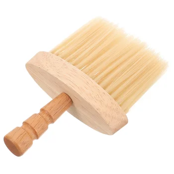 Жесткая волнистая щетка, мужские щетки для бороды, инструмент для бритья, деревянная ручка для парикмахерской, инструмент для бритья в парикмахерской 