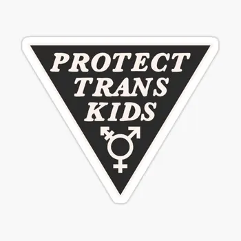 Защитите транс-детей, 5 шт. Наклеек для мультяшных украшений, декора комнаты, фоновых наклеек на автомобиль, багажа для ноутбука, принта домашнего аниме