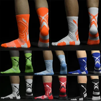 качественные баскетбольные носки высокого качества, профессиональные брендовые спортивные носки, дышащие носки для шоссейного велосипеда, мужские и женские носки для велоспорта на открытом воздухе