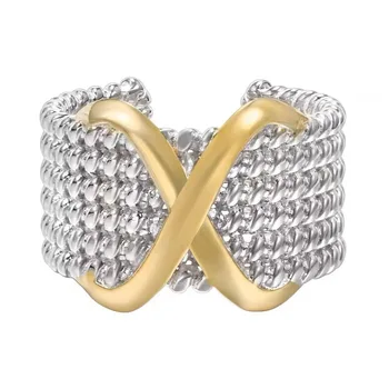 Кольцо Мужская мода в стиле хип-хоп, персонализированный дизайн, кольцо с буквой XXX, Женское кольцо с регулируемым отверстием