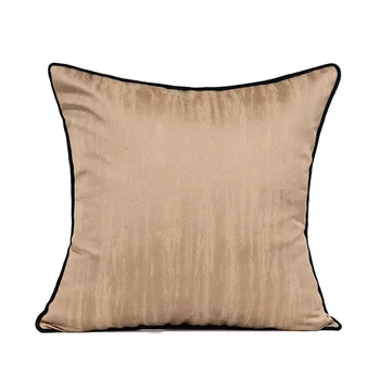 Коричневый скандинавский чехол для дивана, роскошные наволочки для кровати Home, серо-золотой декор