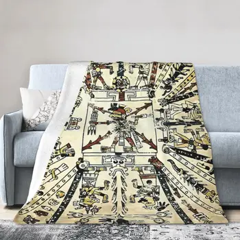 Мексиканский кодекс, покрывало для кровати, фланелевое одеяло, фланелевое одеяло, одеяло для кондиционирования воздуха