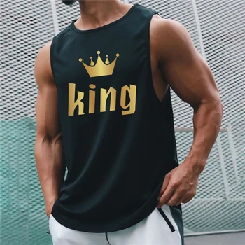 Модная мужская футболка без рукавов, топы для фитнеса, футболка для бодибилдинга, жилет для занятий спортом в тренажерном зале, футболка