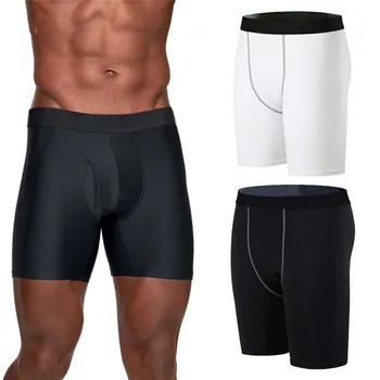 Мужская одежда в обтяжку, быстросохнущие шорты для спортзала, фитнес, бег