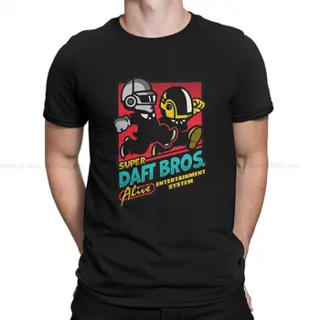 Мужская футболка Super Bros в стиле Daft Punk, футболка из полиэстера Homme