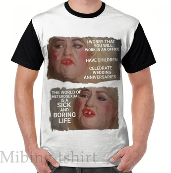 Мужская футболка с забавным принтом, женские Топы, футболка Female Trouble EDITH MASSEY John Waters, Графическая футболка с круглым вырезом и коротким рукавом, футболки