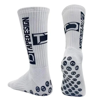 Мягкие высокие новые носки Мужские качественные противоскользящие футбольные дышащие утолщенные спортивные носки для бега, велоспорта, пешего туризма, женские футбольные носки