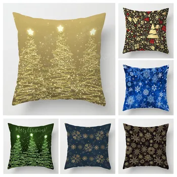 Наволочки рождественской серии для диванов, чехлы для подушек, домашний декор можно настроить для праздничных мероприятий 40x40 50x50 60x60 35x35