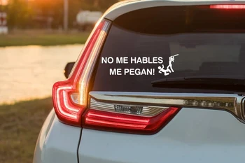 Наклейка для автомобиля No me hables me pegan Frase - Текстовая наклейка Novia Toxica для декора кузова автомобиля