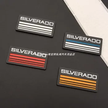 Наклейка на автомобиль, металлический значок, Эмблема Silverado, наклейки на багажник для Silverado 88-98 90 91Suburban Tahoe C /K Для стайлинга автомобилей