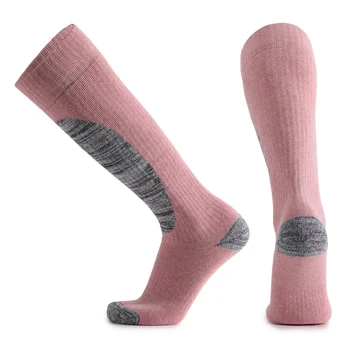 Нескользящие носки Из хлопчатобумажной ткани, утолщенные носки с петлями, мужские лыжные носки