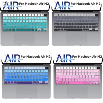 Новая Крышка клавиатуры US Enter Для Macbook Air 13,6 M2 A2681 2022 Pro 14 16 A2442 A2485 Air 2020 A2338 M1 M2 A2337 Силиконовая