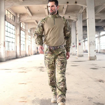 Новая куртка Man Army Военно-Тактические комплекты Брюки-карго Униформа Водонепроницаемый Камуфляж Тактическая Военная Боевая форма