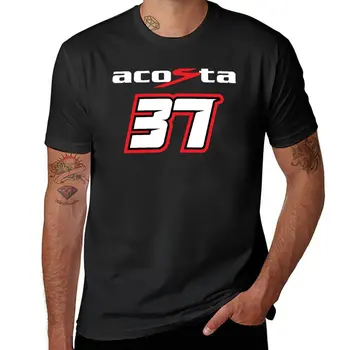 Новая футболка Pedro Acosta с номером 37, короткая футболка для мальчика, забавные футболки, футболки с графическим рисунком, забавные футболки для мужчин