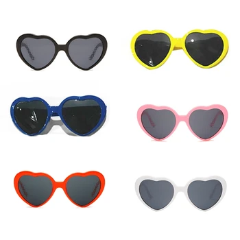 Очки со световыми эффектами в форме сердца, солнцезащитные очки для женщин, девочек, детских вечеринок, клубные солнцезащитные очки, подарки для влюбленных на День Святого Валентина