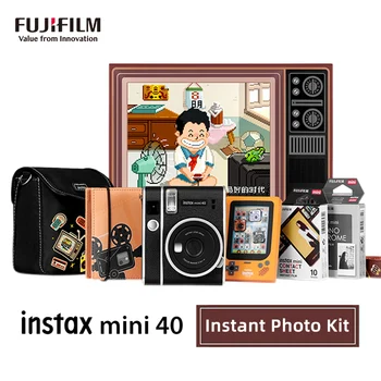 Подлинная Оригинальная Камера Fujifilm Instax Mini 40 Instax Photo Kit Films Camera Горячая Распродажа Нового Подарочного Набора Instax Camera Photo На День Рождения