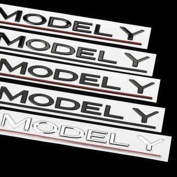 Подходит для Tesla modelY надпись на багажнике MODEY логотип с английскими буквами Maodou Y наклейка логотипа автомобиля tail label