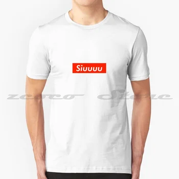Праздничная футболка Siuuuu из 100% хлопка, Удобная Высококачественная Футболка Siuuuuu Man United Portugal Ishowspeed Cristiano Fans Football