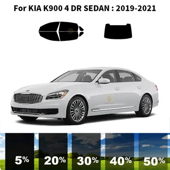 Предварительно Обработанная нанокерамика car UV Window Tint Kit Автомобильная Оконная Пленка Для KIA K900 4 DR СЕДАН 2019-2021
