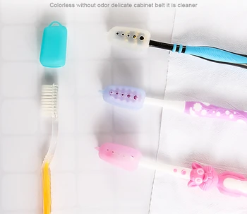 Пылезащитный чехол для зубной щетки для путешествий, Переносная Силиконовая зубная щетка, Защитный чехол для головки, Защитная крышка для чистки электрической зубной щетки