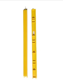 Разграничение ступеней эскалатора GAA455BW2 410*25 Желтая Предупреждающая полоса ABS L410mm W25mm