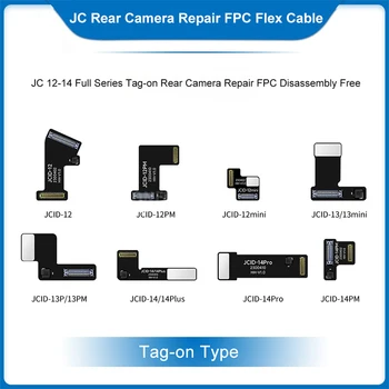 Ремонт без снятия метки JC JCID На камере FPC Flex Для iPhone 12 13 14 Plus Pro Max Mini Кабель для ремонта камеры Решает проблему всплывающего окна