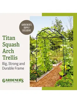 Садовая арка, решетка для вьющихся растений на открытом воздухе, высотой 7 футов, садовая арка, беседка, решетка для туннеля, поддержка растений