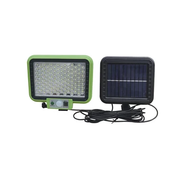 Светодиодный солнечный настенный светильник, 3 режима работы, Энергосберегающая лампа для освещения двора Гаража