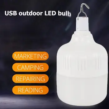 Светодиодный фонарь со светодиодной подсветкой, USB-зарядка с крючком, фонари для кемпинговой палатки, Многофункциональная походная лампа с низким энергопотреблением для путешествий на открытом воздухе